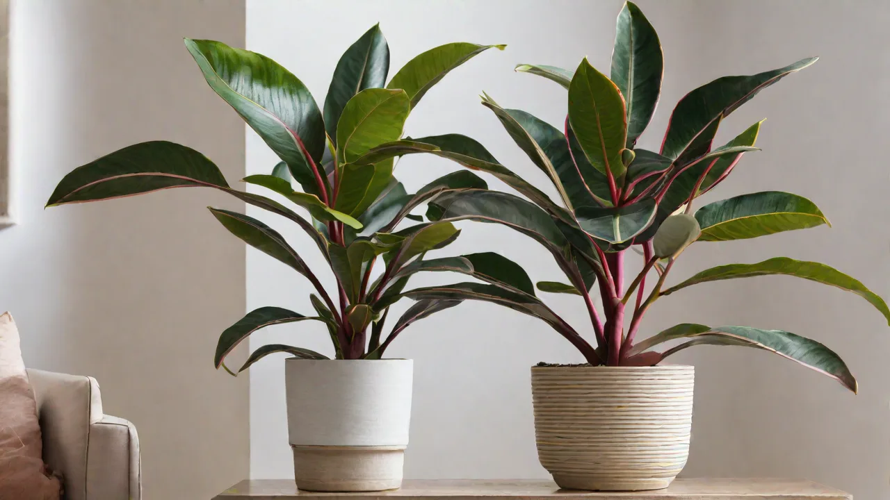 How to Care for a Variegated Rubber Plant in Your Living Room